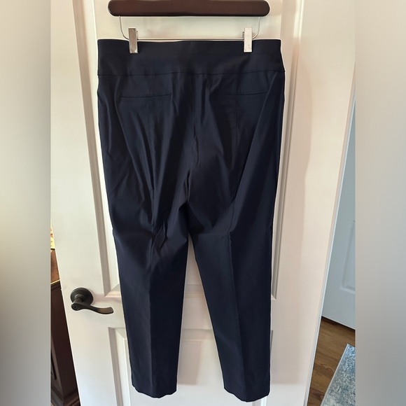 Navy Blue Anne Klein Stretch Dress Pants Size 8 - Picture 2 of 3